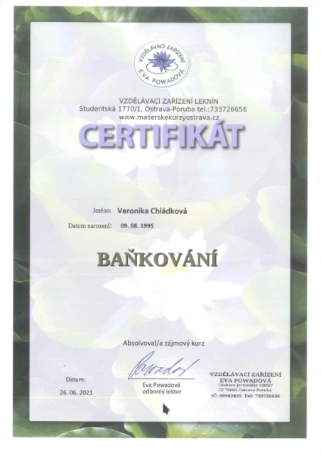 Certifikát